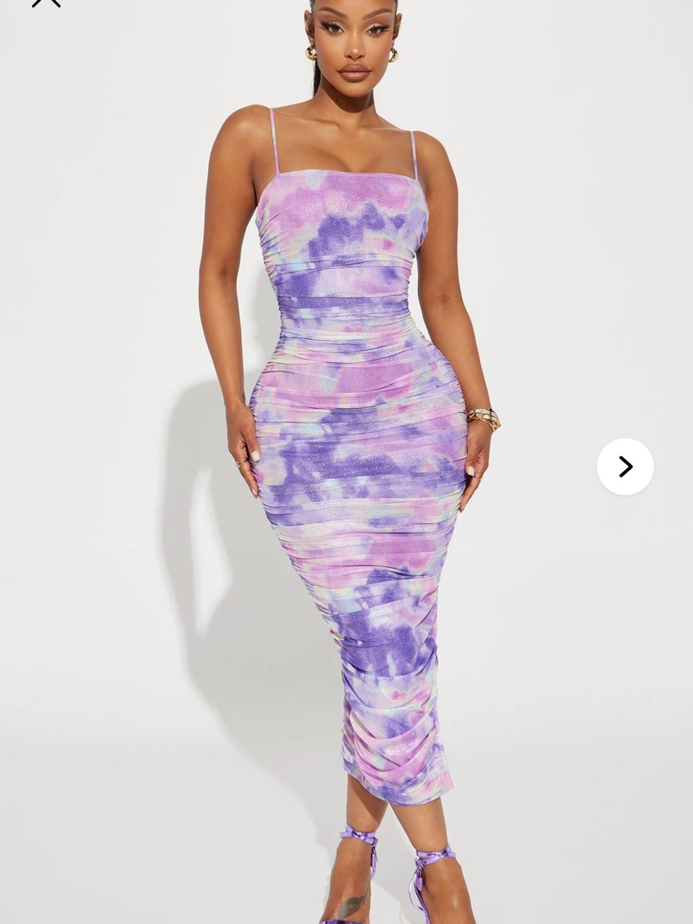 Fashion Nova Hamptons Mesh Midi Dress